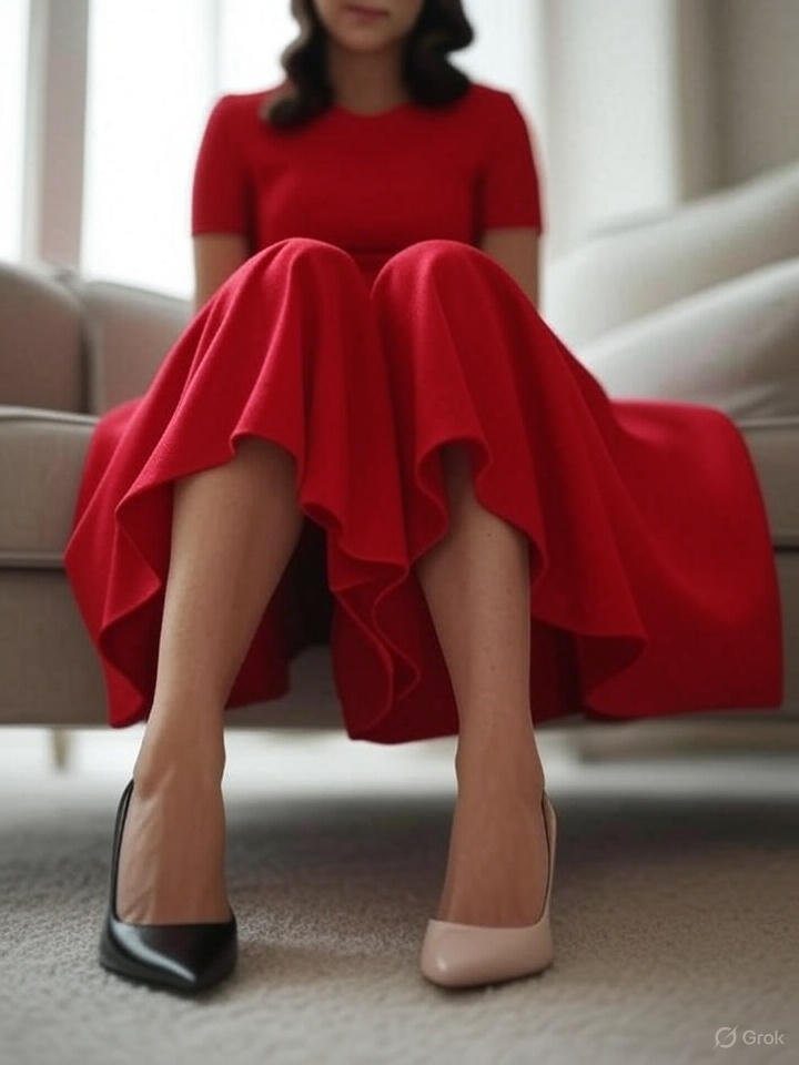 what color shoes match a red dress​